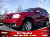 2010 Inferno Red Crystal Pearl Jeep Grand Cherokee Laredo #24999243