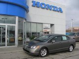 2008 Galaxy Gray Metallic Honda Civic EX Sedan #24999191