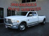 2010 Bright White Dodge Ram 3500 Laramie Crew Cab Dually #24999035