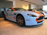 2010 Aston Martin V8 Vantage Gulf Racing Blue/Orange