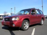 2003 Cayenne Red Pearl Subaru Forester 2.5 XS #25047335