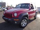 2003 Flame Red Jeep Liberty Sport 4x4 #25062256