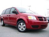 2008 Inferno Red Crystal Pearl Dodge Grand Caravan SE #25062299