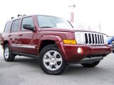 2008 Red Rock Crystal Pearl Jeep Commander Limited 4x4 #25062306
