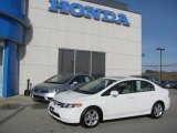 2007 Taffeta White Honda Civic EX Sedan #25062241