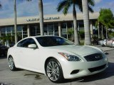 2008 Ivory Pearl White Infiniti G 37 S Sport Coupe #25062165
