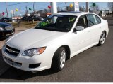 2009 Satin White Pearl Subaru Legacy 2.5i Sedan #25062178