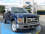 Dark Blue Pearl Metallic Ford F250 Super Duty in 2010