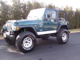 1997 Emerald Green Pearl Jeep Wrangler Sport 4x4 #25062865