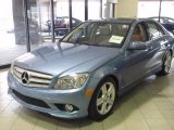 2010 Quartz Blue Metallic Mercedes-Benz C 300 Sport 4Matic #25063047