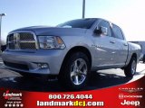 2010 Bright Silver Metallic Dodge Ram 1500 Sport Crew Cab #25146046