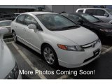 2007 Taffeta White Honda Civic LX Sedan #25092061