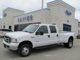 2007 Oxford White Ford F350 Super Duty XLT Crew Cab 4x4 Dually #25196077