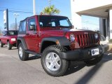 2009 Flame Red Jeep Wrangler X 4x4 #25196098