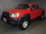 2007 Radiant Red Toyota Tacoma V6 Access Cab 4x4 #25146187