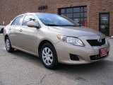 2009 Desert Sand Mica Toyota Corolla LE #2509207