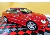 2008 Mars Red Mercedes-Benz CLK 550 Coupe #25196249