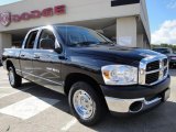 2007 Brilliant Black Crystal Pearl Dodge Ram 1500 ST Quad Cab #25196285