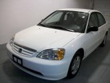 2002 Taffeta White Honda Civic LX Sedan #25195934