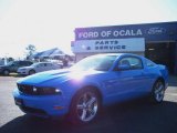 2010 Grabber Blue Ford Mustang GT Premium Coupe #25195970