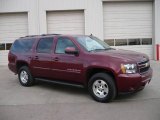 2008 Deep Ruby Metallic Chevrolet Suburban 1500 LT 4x4 #25247424