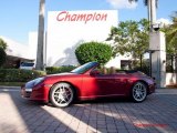 2009 Ruby Red Metallic Porsche 911 Carrera 4S Cabriolet #25247459