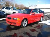 2002 Electric Red BMW 3 Series 325i Convertible #25247514
