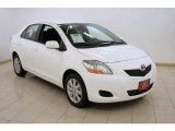 2009 Polar White Toyota Yaris Sedan #25247883