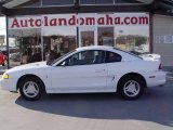 1997 Crystal White Ford Mustang V6 Coupe #25247632