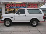 1996 Ford Bronco Oxford White