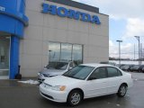 2002 Taffeta White Honda Civic LX Sedan #25299738