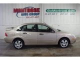 2007 Pueblo Gold Metallic Ford Focus ZX4 SES Sedan #25300374