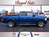 2009 Deep Water Blue Pearl Dodge Ram 1500 Sport Quad Cab 4x4 #25299759