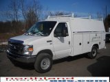 2010 Oxford White Ford E Series Cutaway E350 Commercial Utility #25299774