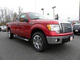 2010 Red Candy Metallic Ford F150 XLT SuperCab #25352534