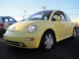 2001 Yellow Volkswagen New Beetle GLS TDI Coupe #25352698