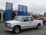 2000 Summit White Chevrolet S10 LS Extended Cab #25352453