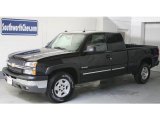 2005 Black Chevrolet Silverado 1500 Z71 Extended Cab 4x4 #25352736