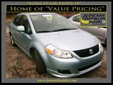 2009 Vapor Blue Metallic Suzuki SX4 Touring Sport Sedan #25352413