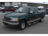 2000 Amazon Green Metallic Ford F150 XLT Extended Cab #25352824
