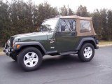 1998 Moss Green Pearl Jeep Wrangler Sport 4x4 #25401180