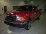 Bright Red Ford Ranger in 2004