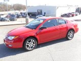 2005 Chili Pepper Red Saturn ION 3 Quad Coupe #25415326