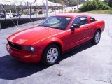 2008 Torch Red Ford Mustang V6 Deluxe Coupe #25415345