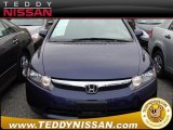 2008 Royal Blue Pearl Honda Civic LX Sedan #25458732