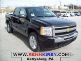 2010 Black Chevrolet Silverado 1500 LT Crew Cab 4x4 #25464468