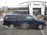 2003 Indigo Blue Metallic Chevrolet S10 LS Crew Cab 4x4 #25464324