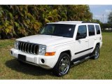 2007 Stone White Jeep Commander Sport 4x4 #25501256