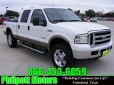 2007 Oxford White Clearcoat Ford F250 Super Duty Lariat Crew Cab 4x4 #25537859