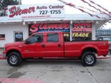 2006 Red Clearcoat Ford F350 Super Duty XLT Crew Cab 4x4 #25537870
